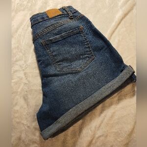 Love Tree Blue Denim Shorts Distressed